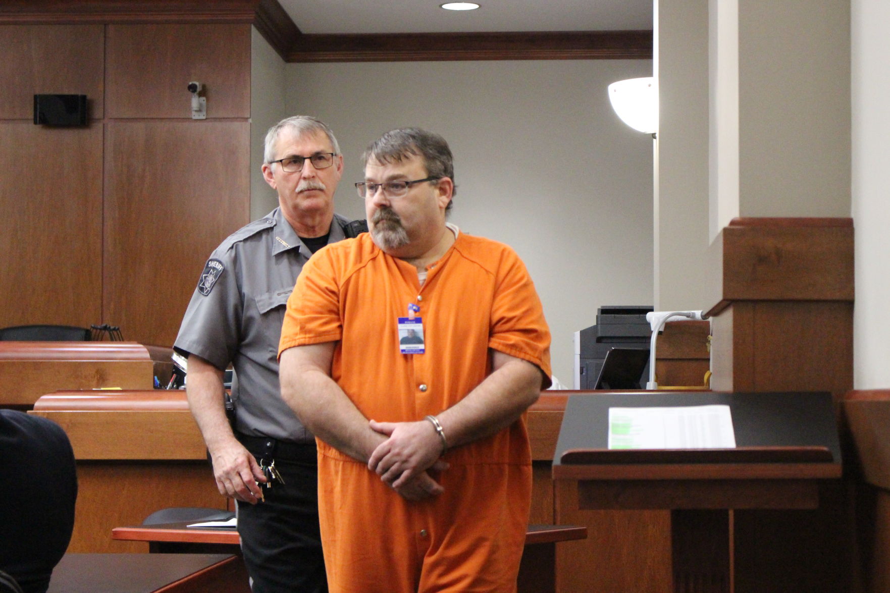 Tony Clarke in court.